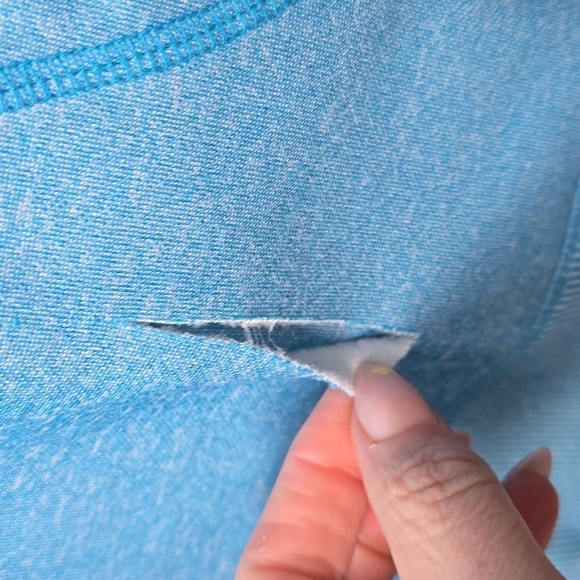 Reebok Turquoise Hooded Sweatshirt Medium - Picture 4 of 5